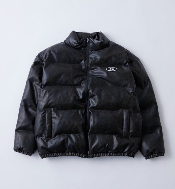  「【UNISEXS】S LOGO VINTAGE-LIKE LEATHER BLO」|ブルゾン・スタジャン|