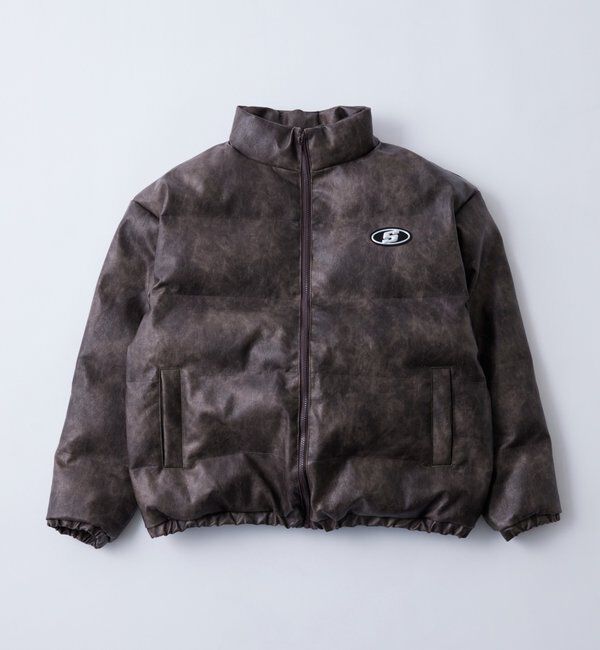  「【UNISEXS】S LOGO VINTAGE-LIKE LEATHER BLO」|ブルゾン・スタジャン|