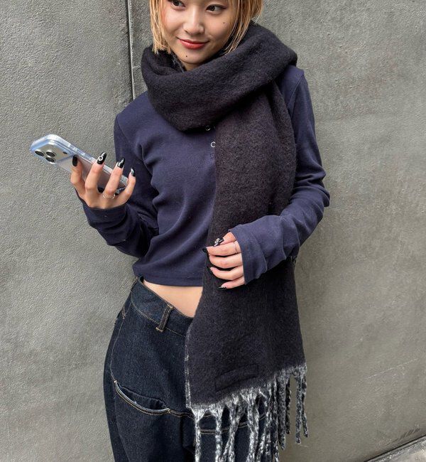  「SLOPPYリバーシブルチェックマフラー」|マフラー|