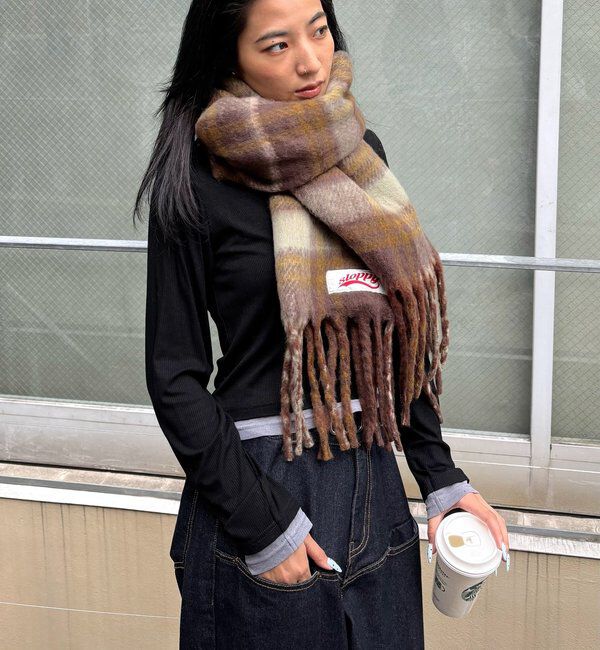  「SLOPPYリバーシブルチェックマフラー」|マフラー|