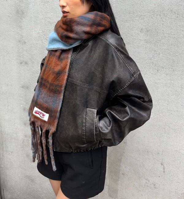  「SLOPPYリバーシブルチェックマフラー」|マフラー|