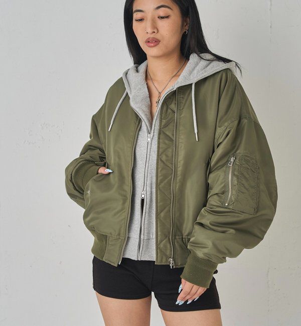  「【Sourcream/サワークリーム】MA1」|ブルゾン・スタジャン|