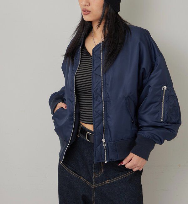  「【Sourcream/サワークリーム】MA1」|ブルゾン・スタジャン|