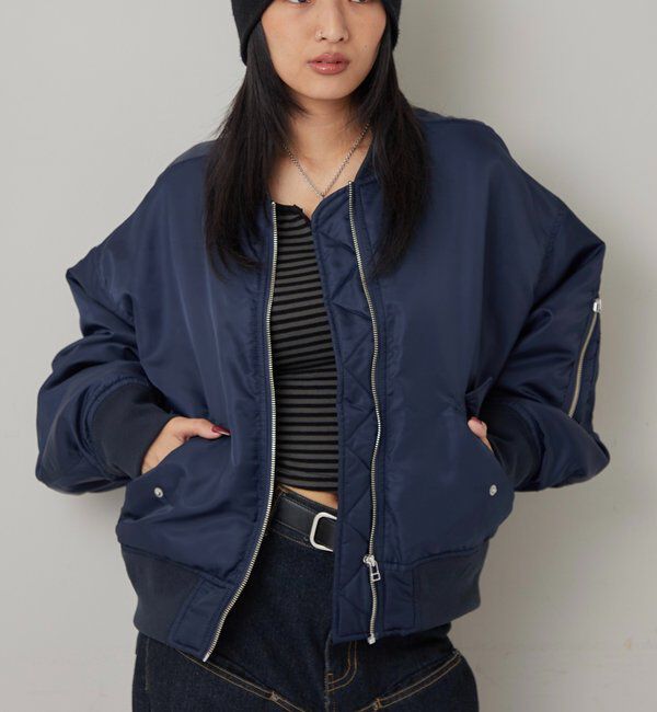  「【Sourcream/サワークリーム】MA1」|ブルゾン・スタジャン|