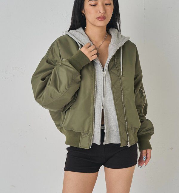  「【Sourcream/サワークリーム】MA1」|ブルゾン・スタジャン|