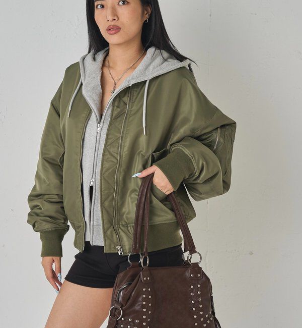  「【Sourcream/サワークリーム】MA1」|ブルゾン・スタジャン|