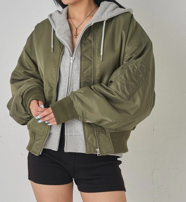  「【Sourcream/サワークリーム】MA1」|ブルゾン・スタジャン|