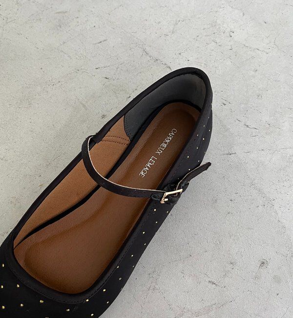  「【話題の人気シューズが再登場！】ドットフラットシューズ」|ロングブーツ|