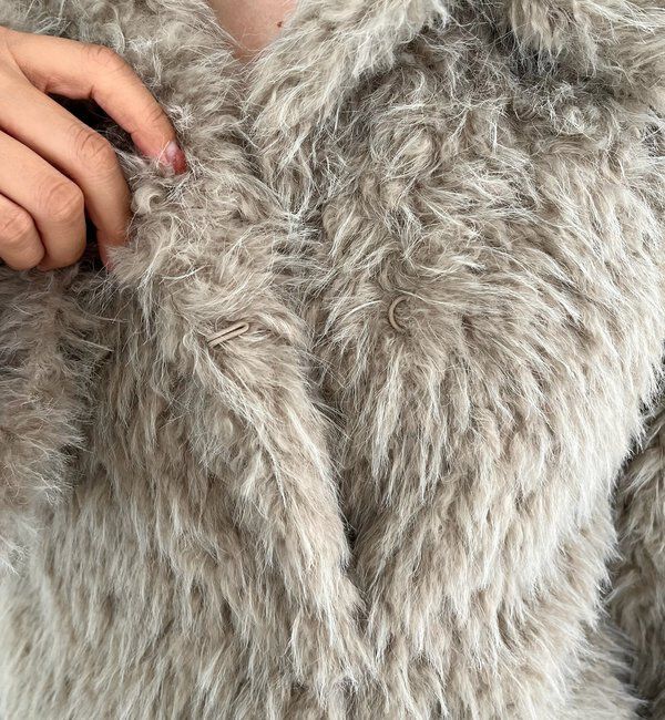  「【サイズ展開あり/軽量】MIXファースタンドカラーコート」|その他|