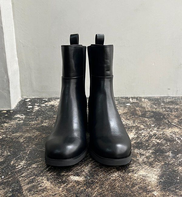  「【話題の人気シューズが再登場！】リブ切替ショートブーツ」|ロングブーツ|