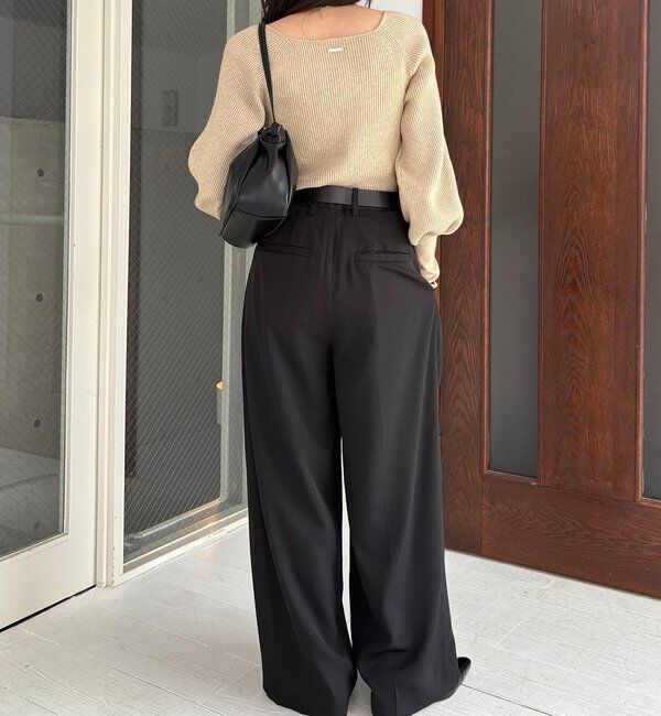  「スクエアパフニット」|ニット・セーター|