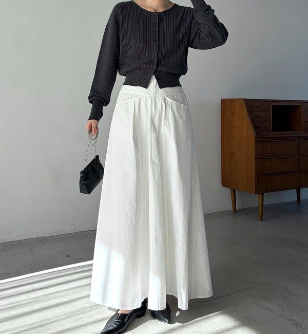  「プリーツパフカーディガン」|カーディガン|