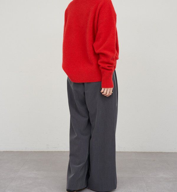  「ファーウールクルーネックニット」|ニット・セーター|