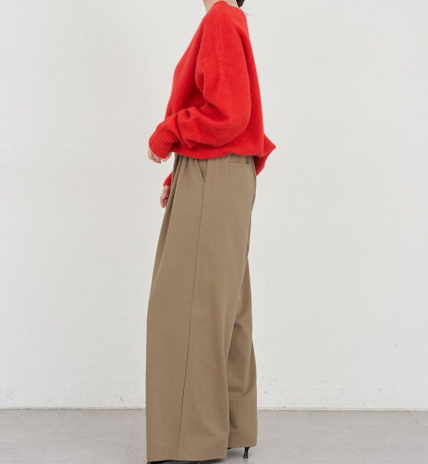  「ファーウールクルーネックニット」|ニット・セーター|