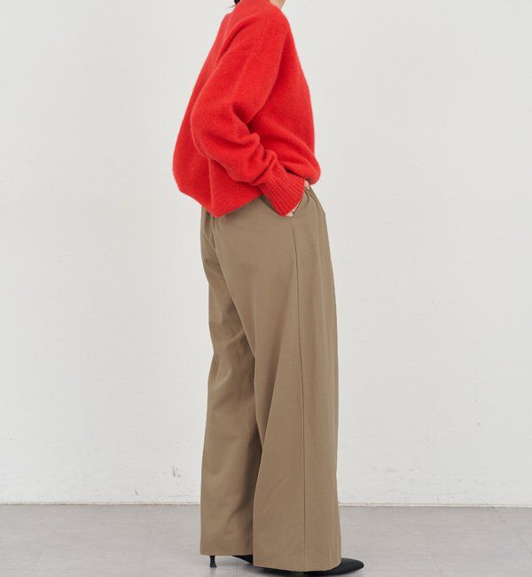  「ファーウールクルーネックニット」|ニット・セーター|