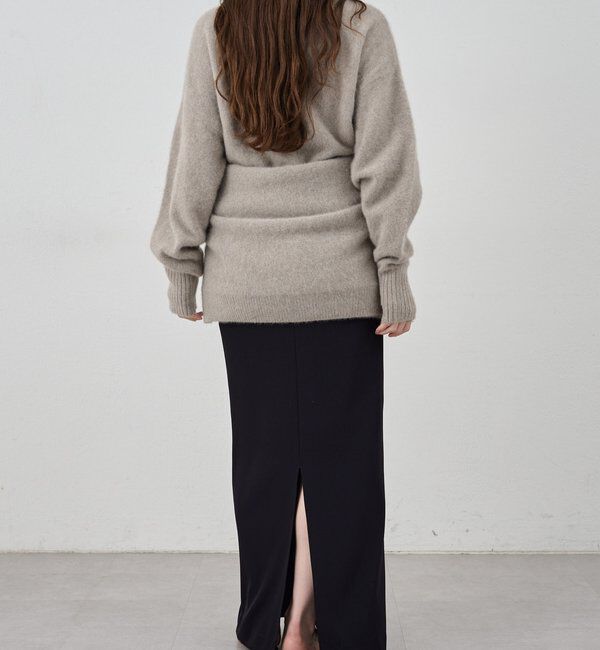  「ファーウールクルーネックニット」|ニット・セーター|
