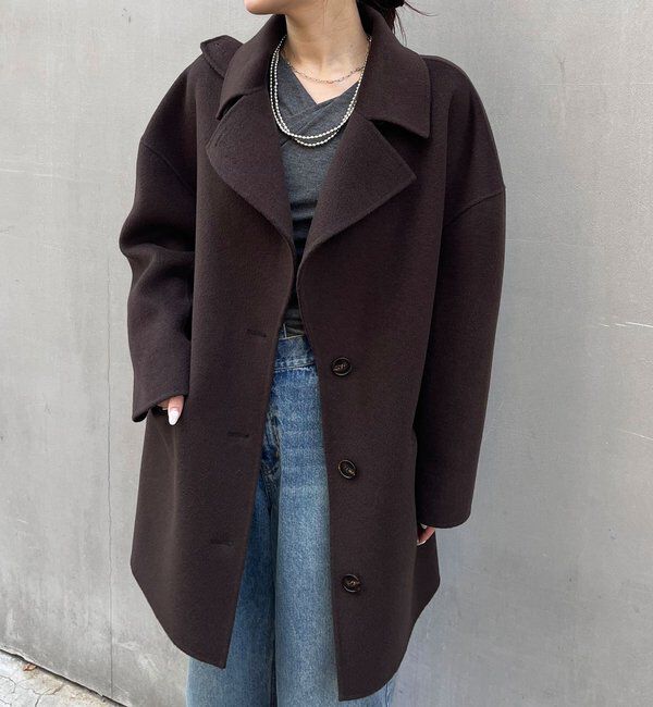  「ビッグカラーリバーミディコート」|その他|