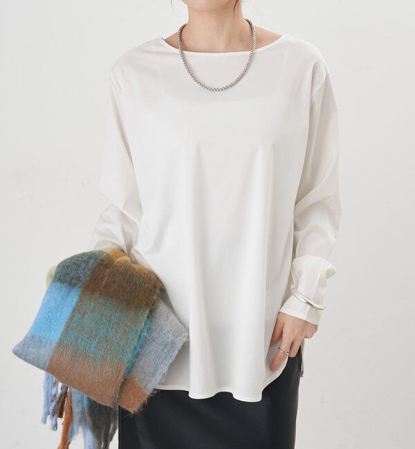  「シンプルブラウス」|シャツ・ブラウス|オフホワイト