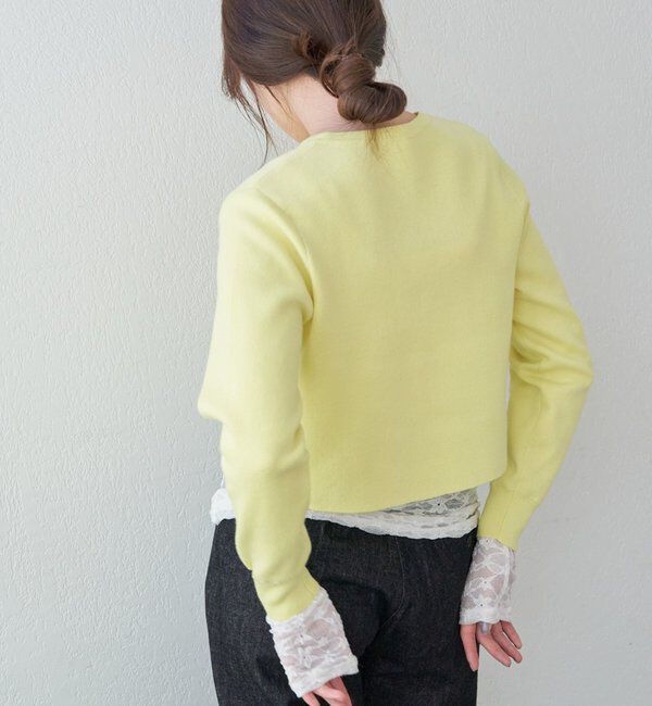  「コットンニットショートカーディガン」|カーディガン|