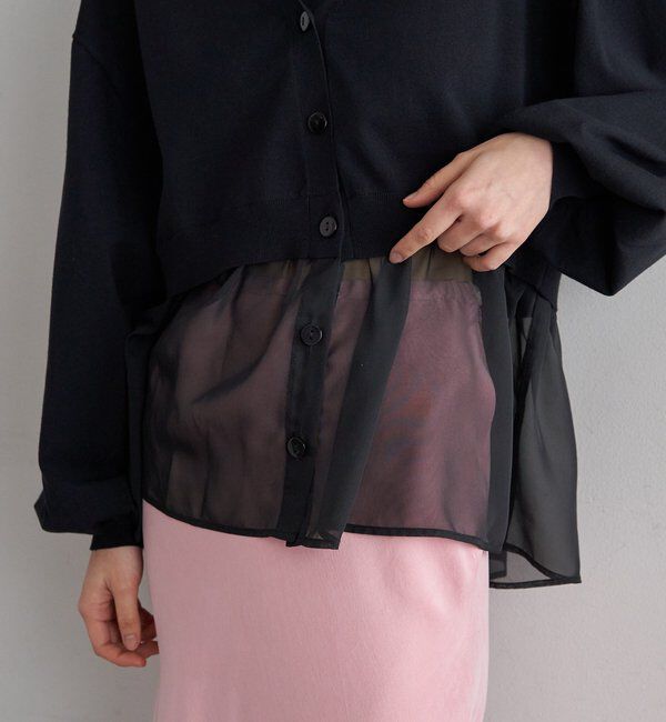  「【26SS予約】シアードッキングカーディガン」|カーディガン|