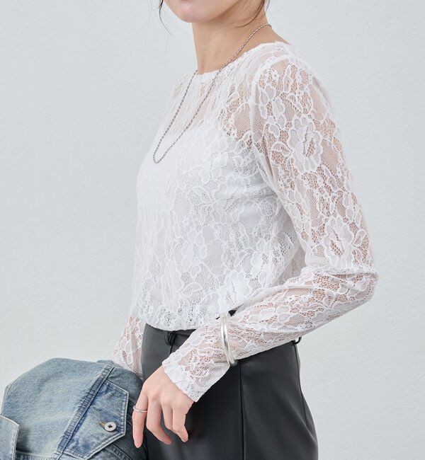  「レースプルオーバー」|Tシャツ・カットソー|