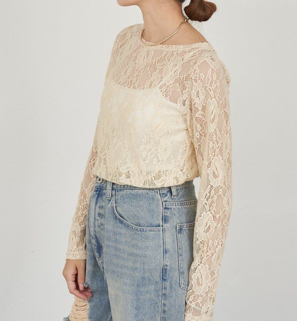  「レースプルオーバー」|Tシャツ・カットソー|