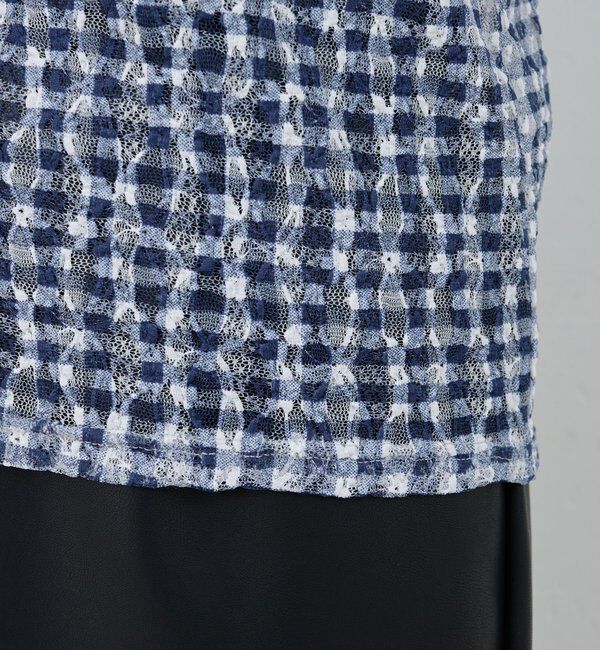  「【26SS予約】レースチェックプルオーバー」|Tシャツ・カットソー|