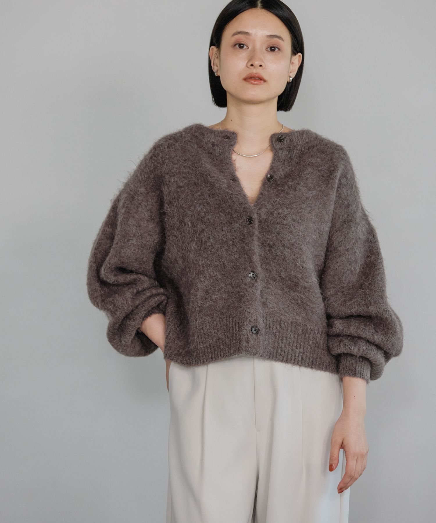 A part by 「5G2WAYクルーカーディガン」|ニット・セーター|