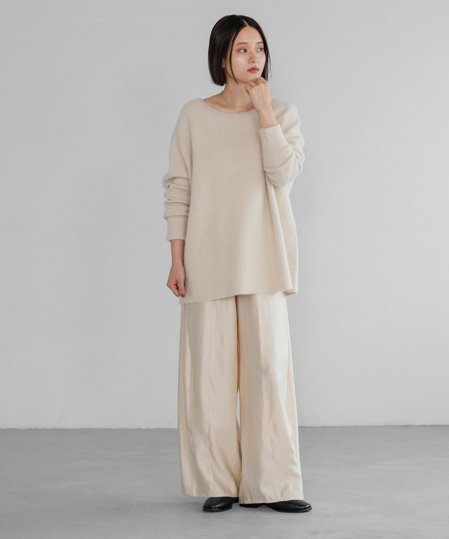 A part by 「CNラクーンコン2WAYニットプルオーバー」|ニット・セーター|