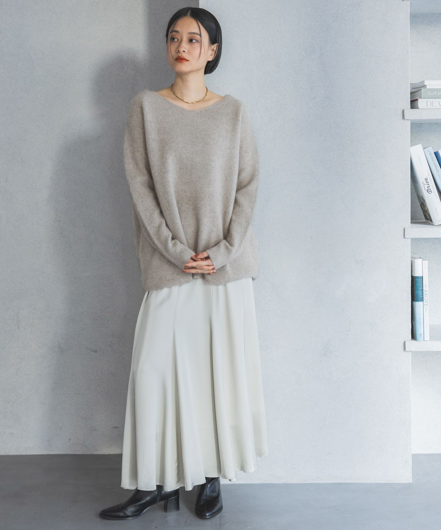 A part by 「CNラクーンコン2WAYニットプルオーバー」|ニット・セーター|