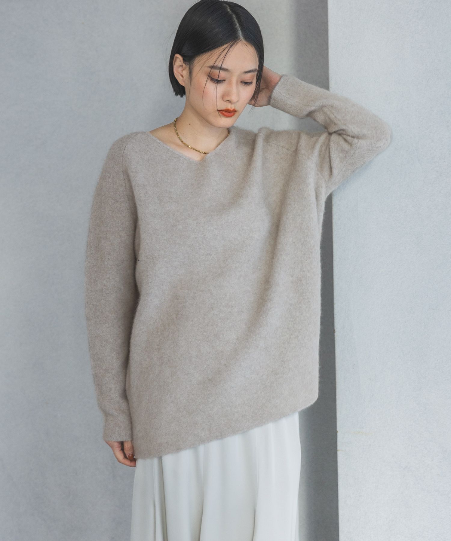 A part by 「CNラクーンコン2WAYニットプルオーバー」|ニット・セーター|