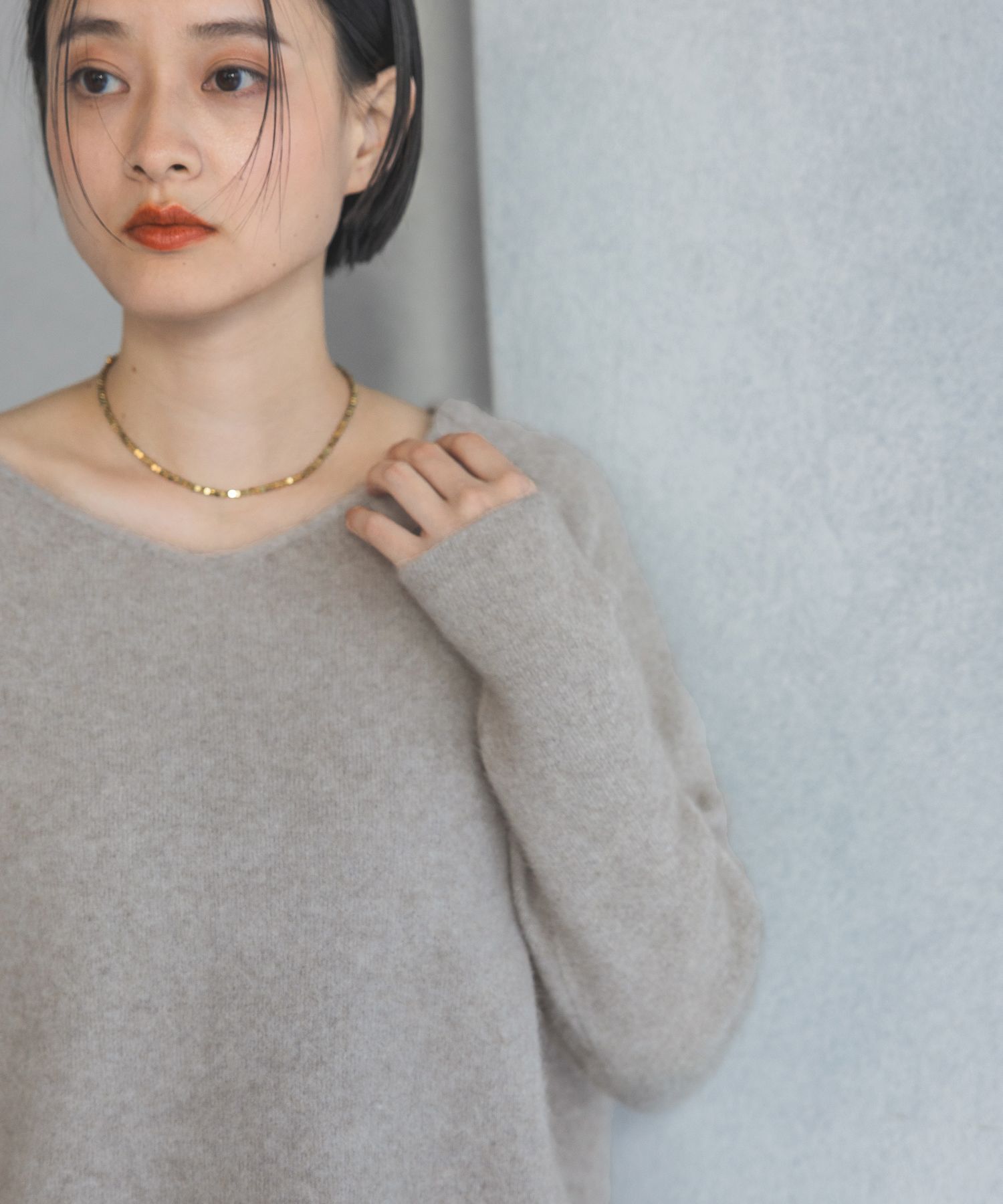 A part by 「CNラクーンコン2WAYニットプルオーバー」|ニット・セーター|