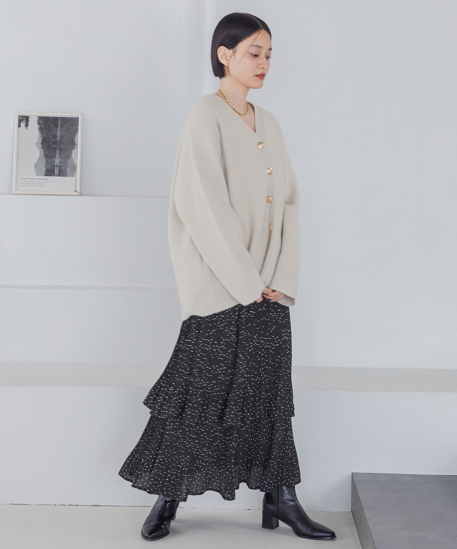 A part by 「CNラクーンコンVカーディガン」|ニット・セーター|