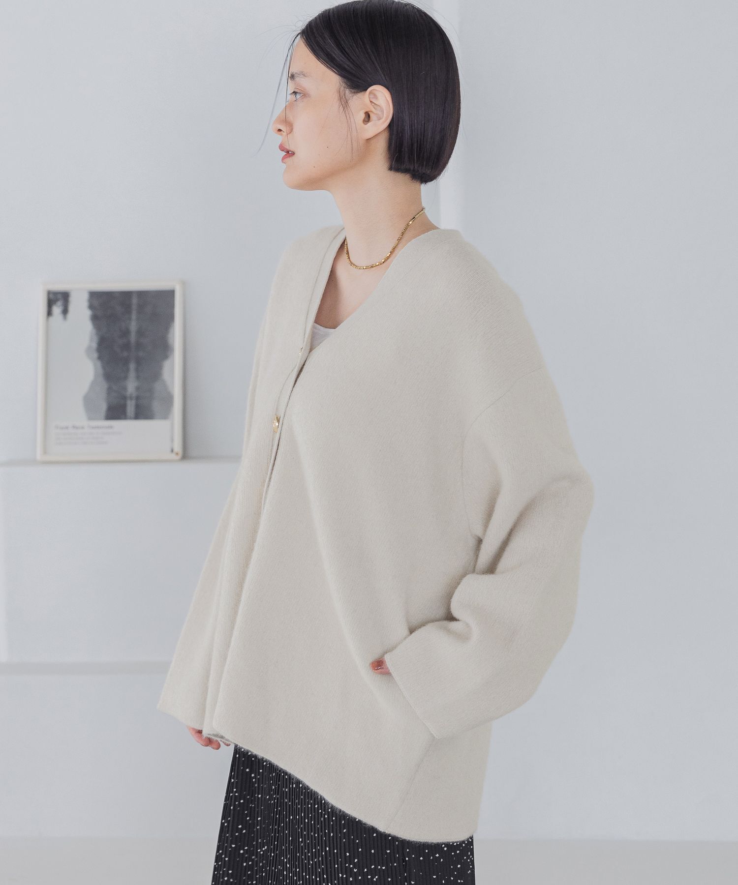 A part by 「CNラクーンコンVカーディガン」|ニット・セーター|