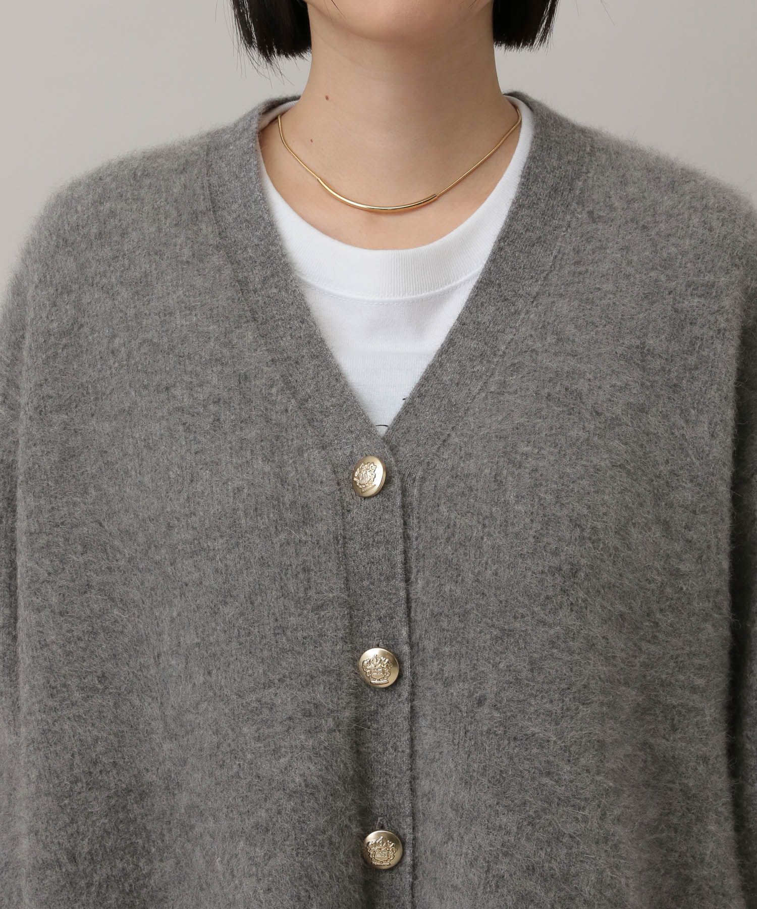 A part by 「CNラクーンコンVカーディガン」|ニット・セーター|