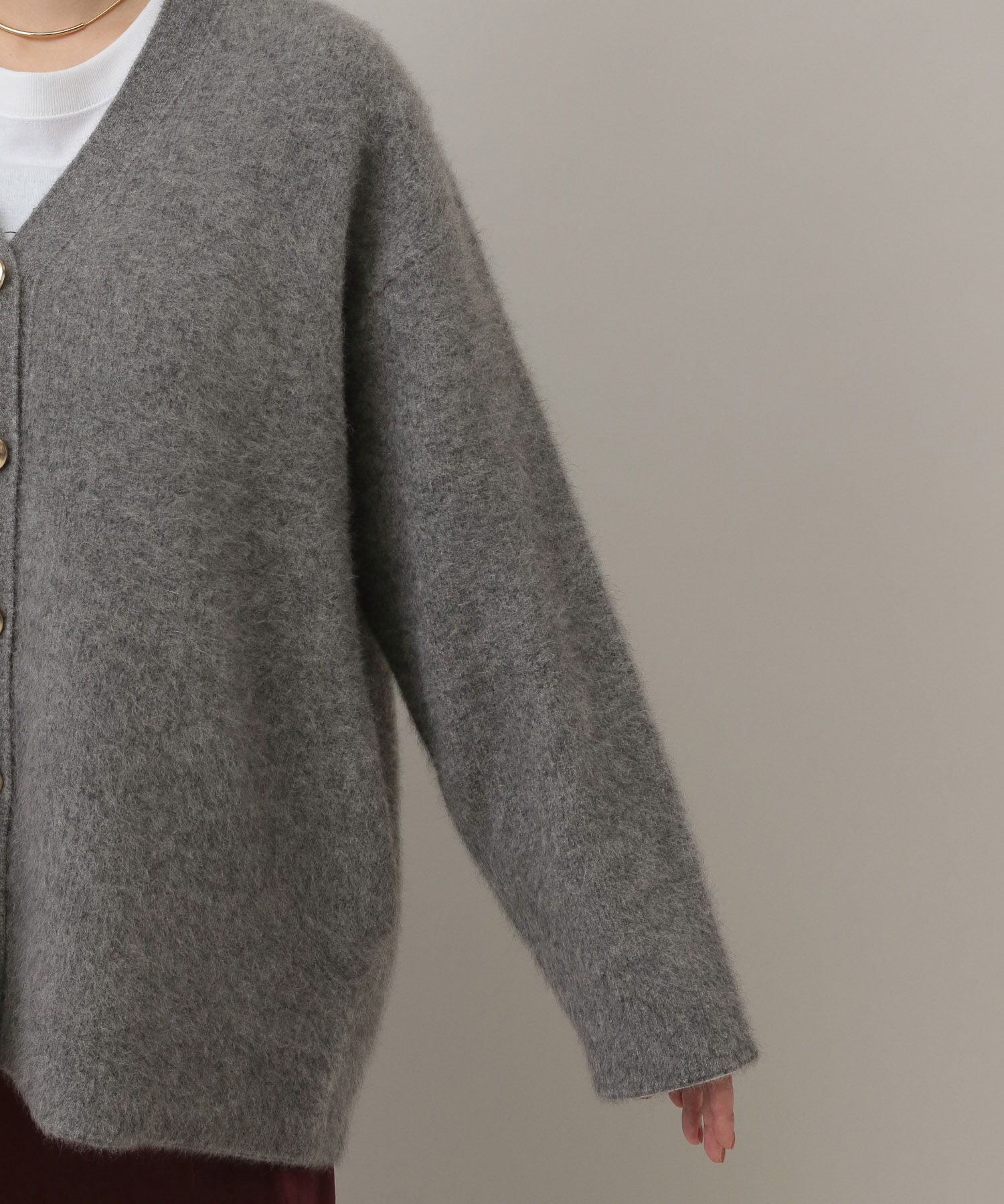 A part by 「CNラクーンコンVカーディガン」|ニット・セーター|