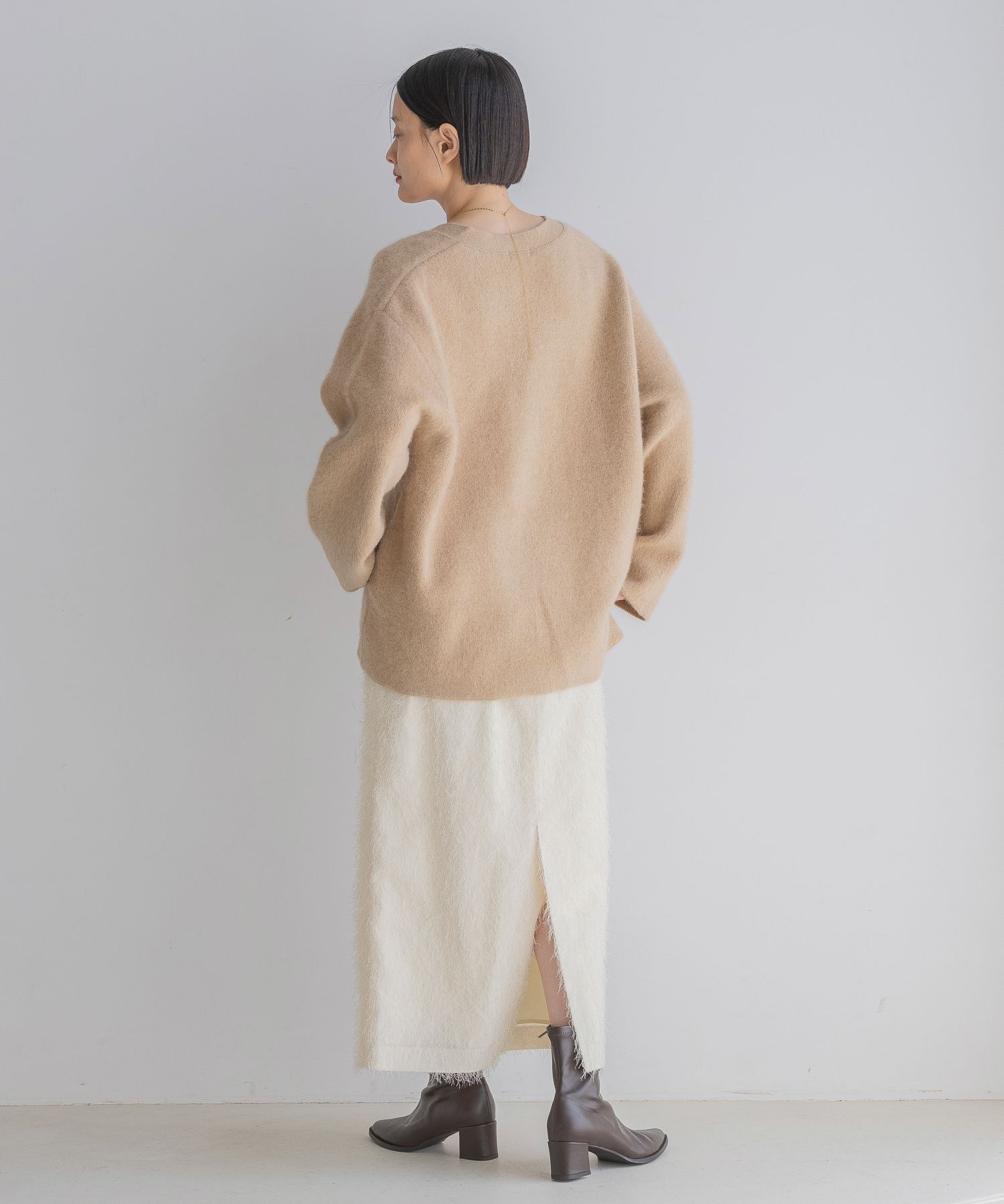 A part by 「CNラクーンコンVカーディガン」|ニット・セーター|