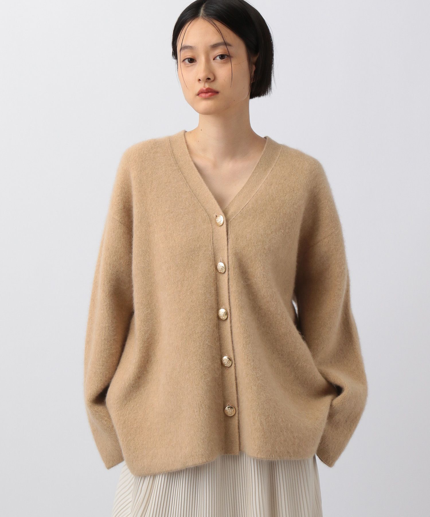 A part by 「CNラクーンコンVカーディガン」|ニット・セーター|