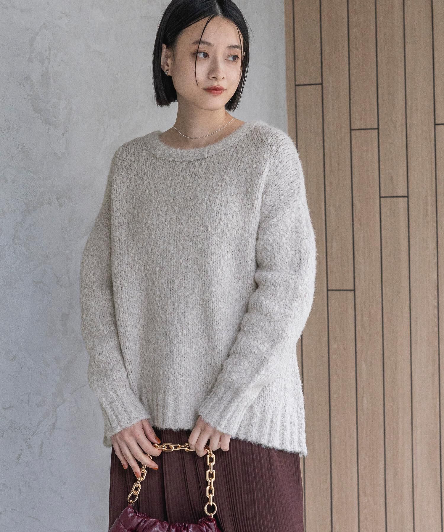 A part by 「フェザールーズニットプルオーバー」|ニット・セーター|