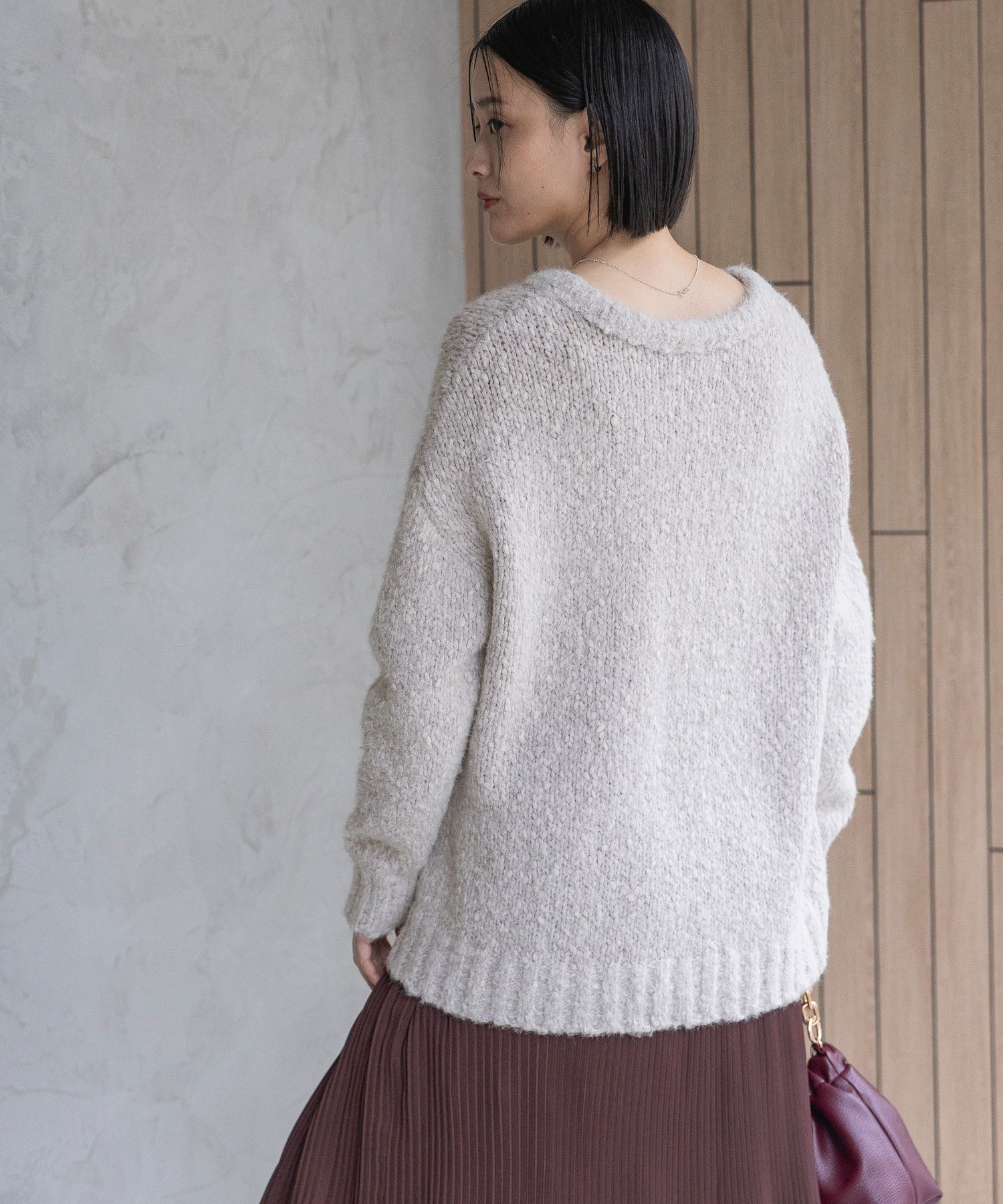 A part by 「フェザールーズニットプルオーバー」|ニット・セーター|
