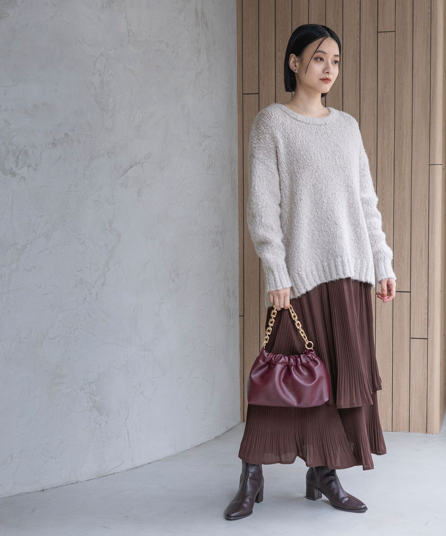 A part by 「フェザールーズニットプルオーバー」|ニット・セーター|