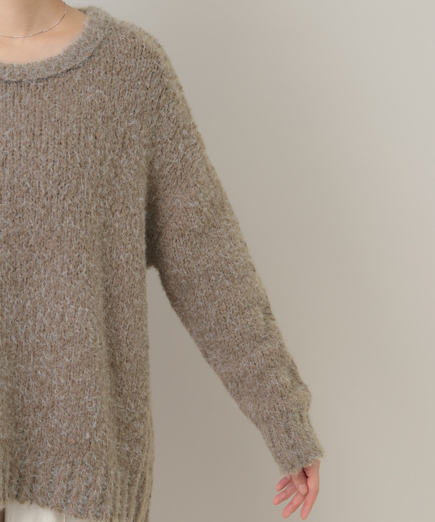 A part by 「フェザールーズニットプルオーバー」|ニット・セーター|