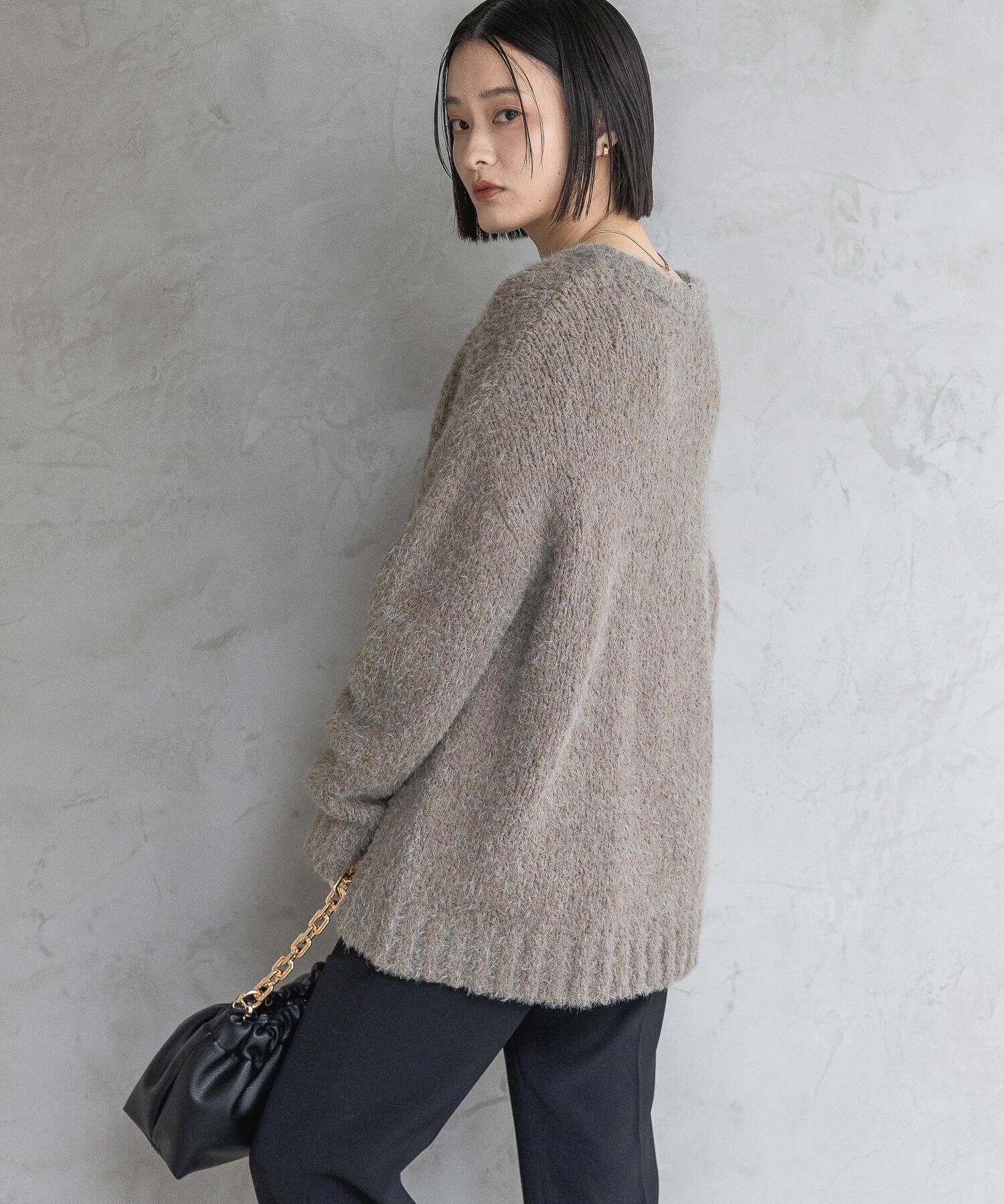 A part by 「フェザールーズニットプルオーバー」|ニット・セーター|