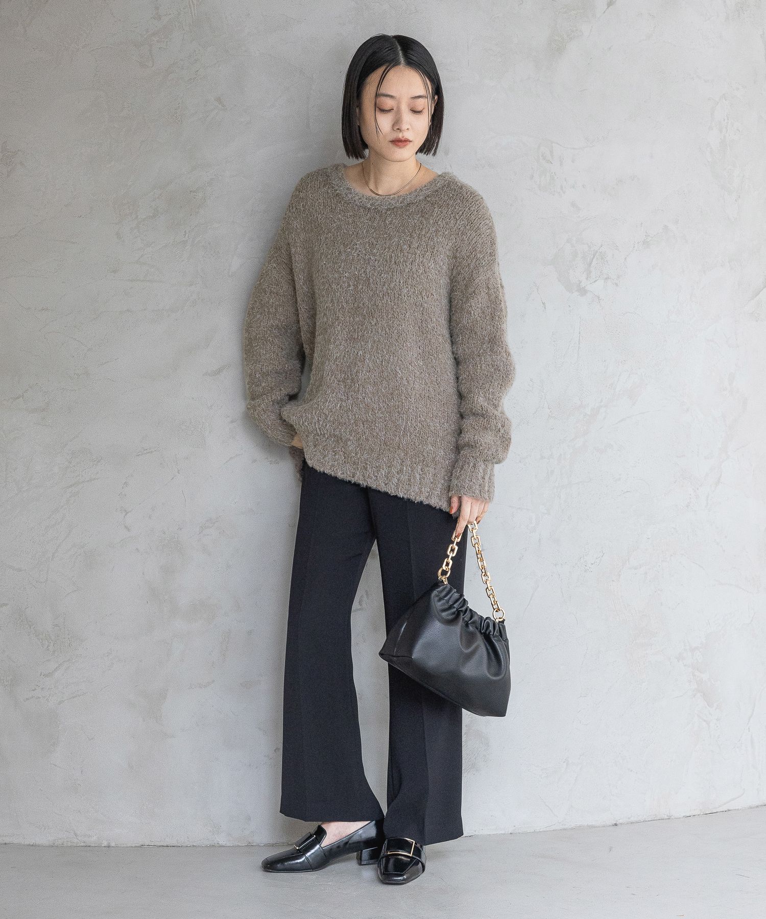 A part by 「フェザールーズニットプルオーバー」|ニット・セーター|