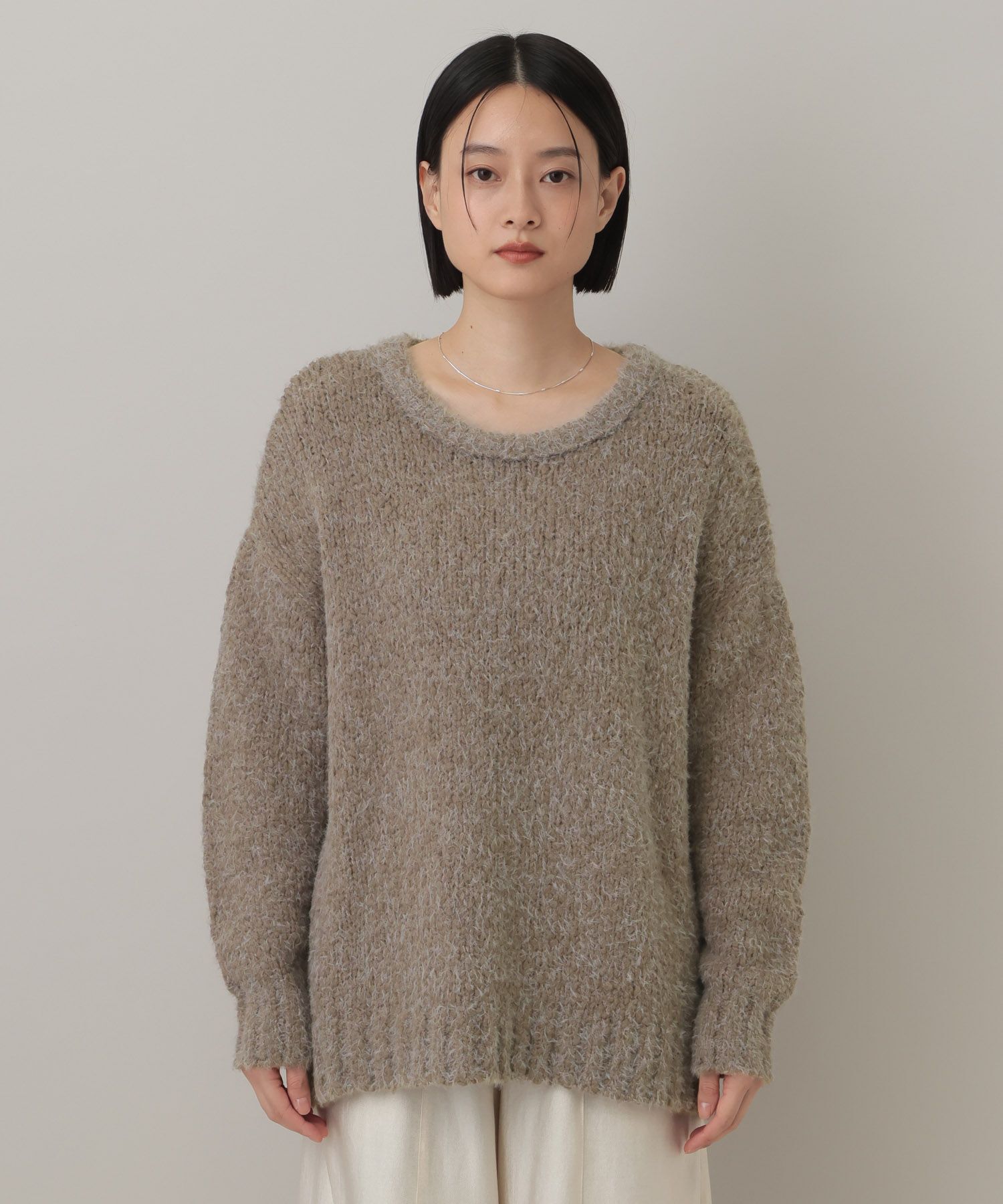 A part by 「フェザールーズニットプルオーバー」|ニット・セーター|