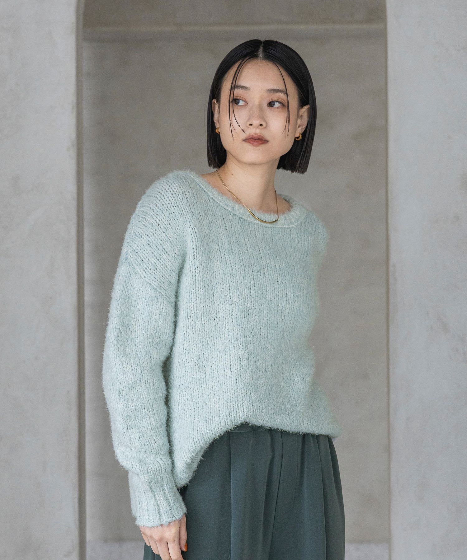 A part by 「フェザールーズニットプルオーバー」|ニット・セーター|