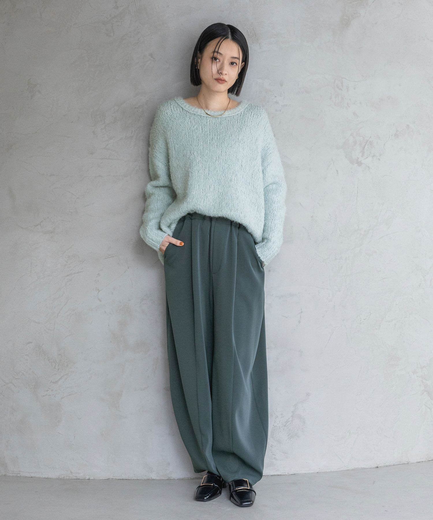 A part by 「フェザールーズニットプルオーバー」|ニット・セーター|