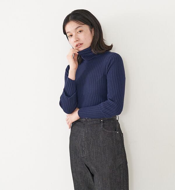 collex「タートルリブプルオーバー」|ニット・セーター|