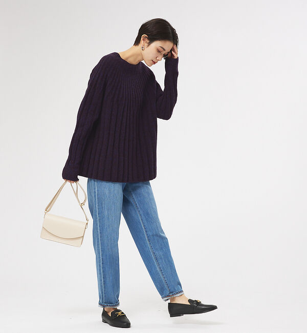 collex「ミックスヤーンニットプルオーバー」|ニット・セーター|