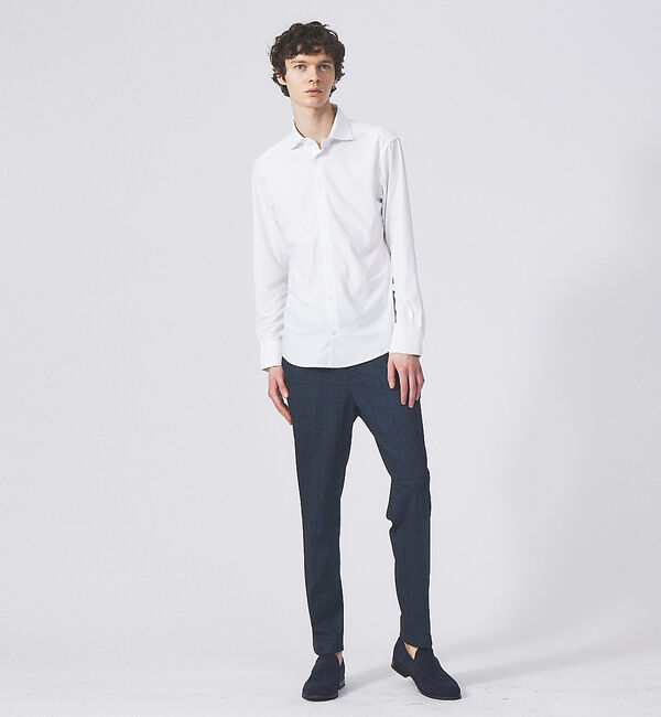 ABAHOUSE「【Confeel】吸水速乾 長袖 シャツ」|シャツ・ブラウス|